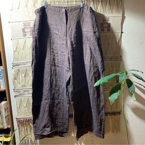 Flax 100% linen pants 1G